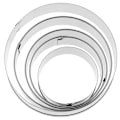 Pikkukuva 5 / 5: 5 Set Round Circle Stainless Steel Cookie ter Biscuit DIY Bakin One Size