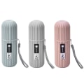 Miniatyrbillede 4 af 5: Bærbar tandbørste beskytter holderetuiet Travel Camping opbevaring Pink