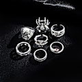 Pikkukuva 3 / 8: 7kpl / set Punk Snake Sormukset naisille Gothic Spider Miesten korut G one size