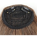 Miniatyrbillede 4 af 5: Fringe Clip In On Bangs Straight Hair Extensions brun sort *l dark brown