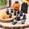 Pikkukuva 5 / 8: 1Setti 1:12 Nukkekodin miniatyyri Halloween-sisustus Ghost Tombstone P