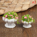 Pikkukuva 1 / 8: 2kpl Nukkekodin huonekalut 1:12 Asusteet Mini Green Bonsai Fl A1