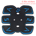 Miniatyrbillede 1 af 5: Vibration Mavemuskeltræner Krop Slankende hine Fedttab 6 Abs stickers