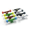 Pikkukuva 8 / 8: 4 kpl / set PU + metallinen uretaani CNC-laakeripyörä puiselle sormelle Red