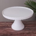 Miniatyrbillede 4 af 5: 1 stk holdbart kagedisplaystativ Dessertopbevaringsholder Dessert T White