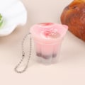 Miniatyrbillede 1 af 8: Novelty Pudding Pendant Play Reducer Pressure Nøglering Stress R C