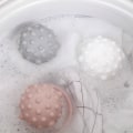 Miniatyrbilde 2 av 5: Vaskekule Anti-vikling Flytende lo Hårfanger Vaske hei random 5 pcs