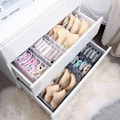 Miniatyrbild 2 av 5: Underkläder BH Organizer Förvaringslåda Drawer Closet Organizers Di Gray 11 grids