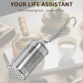 Miniatyrbillede 3 af 5: 1 stk 304 rustfrit stål te-si Te-infuser-si Te