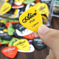 Miniatyrbillede 4 af 8: 30 stk. Alice Guitar Plektre Skridsikre Nylon Mediator Akustisk El 30PCS