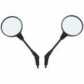 Miniatyrbillede 3 af 5: 1 Par Universal Folde Motorcykel Side Bakspejl 10mm Fo Black