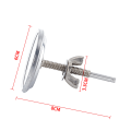 Miniatyrbilde 3 av 5: Rustfritt stål Grill BBQ Smoker Grill Termometer Temperatu