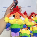 Miniatyrbillede 7 af 8: Pop Mart plysj vedhæng Rainbow Crybaby pige dukke nøglering nøgle R one size
