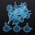 Pikkukuva 1 / 5: 20 kpl/erä Muoviset pienet suppilot Nestetäyttö Tyhjä Pullo Pak Blue 40 pcs