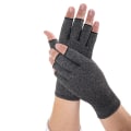 Miniatyrbilde 7 av 8: 2 stk fingerløse hansker Black M