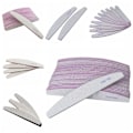 Miniatyrbillede 3 af 5: Neglekunst slibefiler Bufferblok Manicure Pedicure Værktøj UV White&Pink