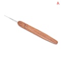 Pikkukuva 1 / 5: 1/3 kpl 0,5 mm dreadlock virkkauskoukku bambu kahva koukut työkalut A-1pc