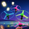 Miniatyrbilde 6 av 8: Funny Flyer Lysende Flying UFO LED-lyshåndtak Flash Flying 1