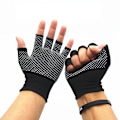 Miniatyrbild 6 av 7: Halvfinger Andningsbara Ridning Cykling MTB Vandring Fitness Stickade 1pair