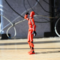 Miniatyrbilde 4 av 8: Multi-ed Movable Robot 3D Printed Mannequin Toyslucky 13 Dummy Gray