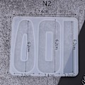 Miniatyrbillede 1 af 5: Silikonestøbning Kvinder Pige Hårnåle Form UV Resin DIY Forme Ha N2 1 PC
