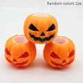 Miniatyrbild 2 av 5: Halloween Pumpkin Ghost Dekompressionsleksak Gummi Bouncy Ball K Random colors 2 PCS