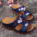 Miniatyrbilde 8 av 8: Damesandaler Myk Bunn Kiler Sko Dame Sommersandaler Med Black 41
