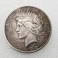 Miniatyrbillede 1 af 5: 1922 Frihedsgudinden og fredsmønt Sølvdollarsamling One Size