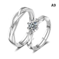 Miniatyrbild 1 av 8: Romantic The Little Prince Fox Couples Rings e Open Justerbar A9