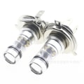 Miniatyrbillede 5 af 5: H4 100W 20LED pære Hi/Lo Beam HID 6000K Hvid Motorcykel Headli Black