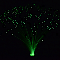 Miniatyrbillede 4 af 5: Flerfarvet LED fiberoptisk lys Natlampe Julebryllup H one size