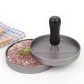 Miniatyrbillede 4 af 8: Høj Guality Rund Hamburger Form Aluminiumslegering Hamburger Kød B