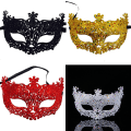 Miniatyrbild 2 av 8: Lyxig venetiansk maskeradmask Kvinnor Flickor Sexig Fox Eye Mask F Gold