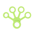 Miniatyrbilde 1 av 8: Silikon Hand Expander Finger Håndgrep Finger Training Stretch Light green 1 pc