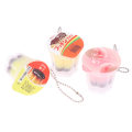 Miniatyrbild 6 av 8: Novelty Pudding Pendant Play Reduce Pressure Keychain Stress R C