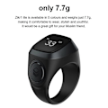 Miniatyrbild 3 av 8: Smart Tasbih Tally Counter Ring för muslimer Zikr Digital Tasbee Onesize