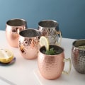 Miniatyrbilde 4 av 8: 530ml Moscow Mule Kobberkrus Metallkrus kopp Skinke i rustfritt stål A2