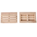 Miniatyrbillede 5 af 5: Mini træpallet drikkevareskånere til varme og kolde drikke Wo 5 pcs Onesize