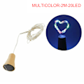 Miniatyrbillede 1 af 5: Solenergi Vinflaske Lys LED Strings Kobbertråd Hjem Pa Multicolor 2M-20LED