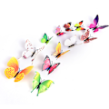 Miniatyrbillede 5 af 5: 12 stk. Butterfly Magnets Stickers Køkkenmagneter Køleskab H A