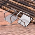 Miniatyrbilde 4 av 5: Kjøkken Svamper i rustfritt stål Holder Rack Vask Tilbehør St 2 pcs