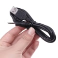 Miniatyrbild 6 av 8: USB laddare Power sladd för Synchros E40BT/E50BT hörlurar Black