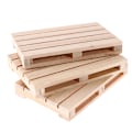 Miniatyrbillede 1 af 5: Mini træpallet drikkevareskånere til varme og kolde drikke Wo 2 pcs Onesize