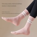 Miniatyrbilde 2 av 8: Yoga Sokker Anti-skli sportssokker Pilates Sokker Danse Fitness T Black