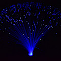 Miniatyrbillede 5 af 5: Flerfarvet LED fiberoptisk lys Natlampe Julebryllup H one size