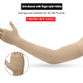 Pikkukuva 1 / 8: Käsivarsi Hihat Ice Fabric Hengittävä Quick Dry Running Sportswear Beige