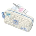 Miniatyrbilde 6 av 8: e Bow Oppbevaringspose Myk Sminkepung Toalettveske Blyantveske Chil onesize