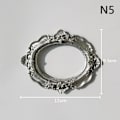 Miniatyrbillede 1 af 5: Nyt design Nail Art Display Retro Metal Uregelmæssig Fotoramme N