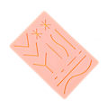 Miniatyrbild 6 av 8: Mini Silicone Skins Pad Sutur Incision Surgical Traumatic Simu one size