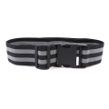 Miniatyrbilde 1 av 5: Reflekterende elastisk bånd midjebeskyttelse Reflekterende nattrunni Black 2 pcs